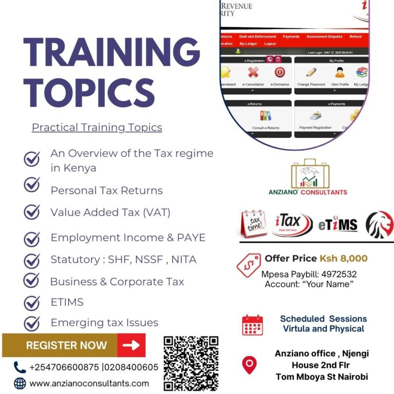 anziano tax training nairobi kenya4